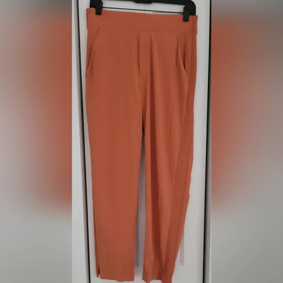Athleta Tan Trousers High-Waisted Relaxed Fit - Picture 2 of 10